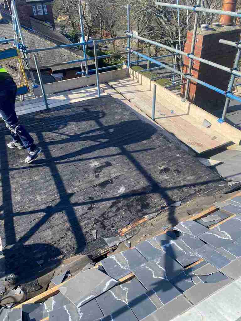 Damaged Flat Roof